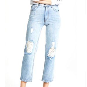 Derek Lam Pippa Light Wash Boyfriend Jeans New w/o Tags High Rise